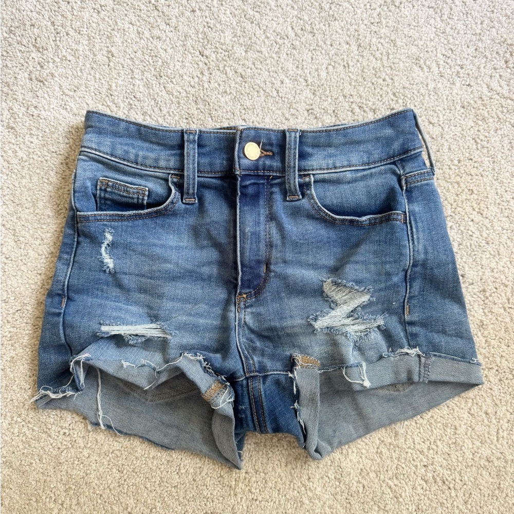 Universal Thread Blue Distressed Jean Shorts
